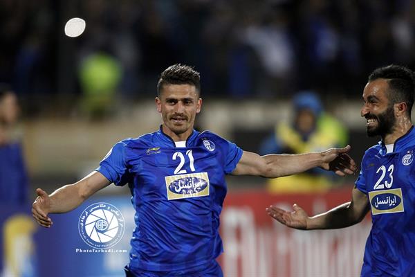 ورزشی ، فوتبال ، لیگ قهرمانان آسیا ، فصل 18-2017 ، استقلال تهران 2 الریان قطر 0 ، 13 فروردین 1397 ،   وریا غفوری و داریوش شجاعیان