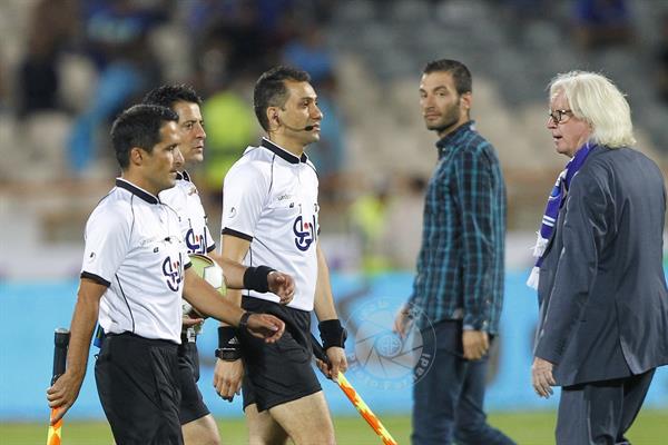 ورزشی ، فوتبال ، لیگ برتر ایران ، 5  مهر 1397 ، دربی 88  ، استقلال 0 پرسپولیس 0 ،   شفر و علیرضا فغانی