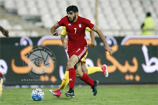 ورزشی ، فوتبال ، دیدلرهای دوستانه و تدارکاتی ، ایران 2 توگو 0 ،  13 مهر 1396 ،    مهدی ترابی