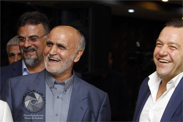 ورزشی، فوتبال ، مراسم نکوداشت منصور پورحیدری ، 5 آبان 1395 ،  ناصر عباسی و سید کاظم اولیایی