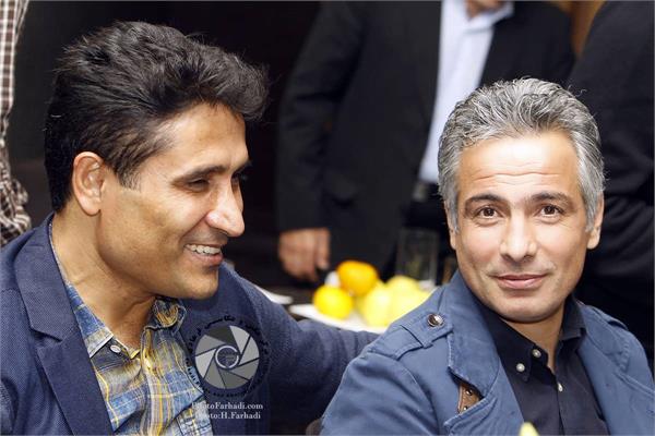 ورزشی، فوتبال ، مراسم نکوداشت منصور پورحیدری ، 5 آبان 1395 ،  علیرضت اکبرپور و یدالله اکبری