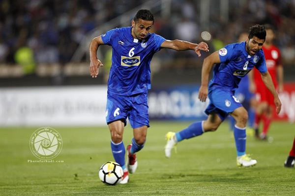 ورزشی ، فوتبال ، لیگ قهرمانان آسیا ، فصل 18-2017 ، استقلال تهران 2 الریان قطر 0 ، 13 فروردین 1397 ،   امید ابراهیمی