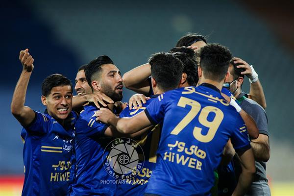 ورزشی ، فوتبال ، جام حذفی ایران ، فصل 1400-1399 ، 1400/05/13 ، استقلال 2 گل گهر سیرجان 1  ،  شادی مهدی قایدی