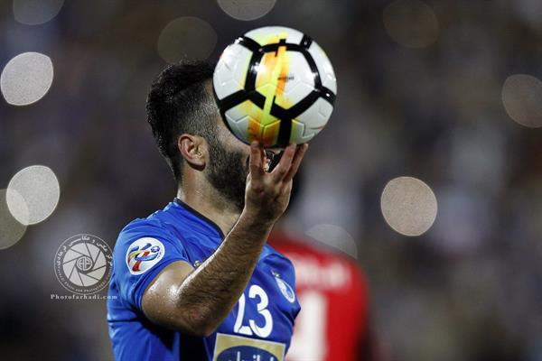 ورزشی ، فوتبال ، لیگ قهرمانان آسیا ، فصل 18-2017 ، استقلال تهران 2 الریان قطر 0 ، 13 فروردین 1397 ،   داریوش شجاعیان