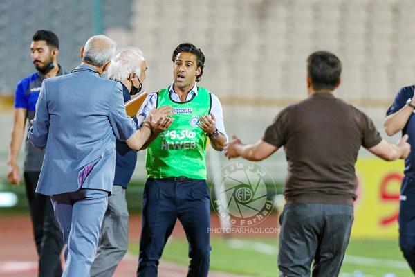 ورزشی ، فوتبال ، جام حذفی ایران ، فصل 1400-1399 ، 1400/05/13 ، استقلال 2 گل گهر سیرجان 1 ، فرهاد مجیدی و امیر قلعه نویی
