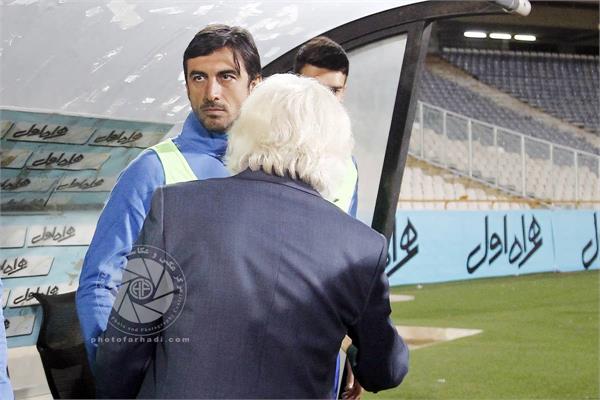 ورزشی ، فوتبال ، لیگ برتر ایران ، استقلال 2 نفت 0 ، 9 آبان 1396 ،   شفر و رحمتی