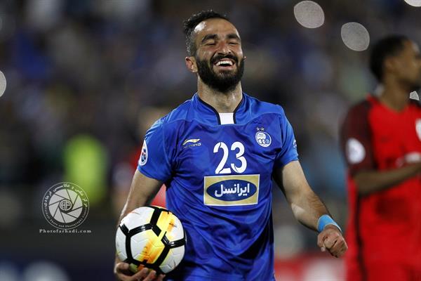 ورزشی ، فوتبال ، لیگ قهرمانان آسیا ، فصل 18-2017 ، استقلال تهران 2 الریان قطر 0 ، 13 فروردین 1397 ،   داریوش شجاعیان