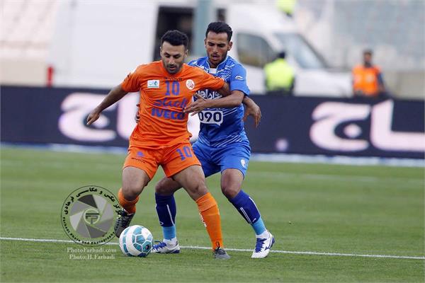ورزشی ، فوتبال ، لیگ برتر فوتبال ایران ، دوره شانزدهم ، هفته نهم ، استقلال 2 سایپا 0 ، 30 مهر 1395 ،   غلامرضا رضایی و یعقوب کریمی