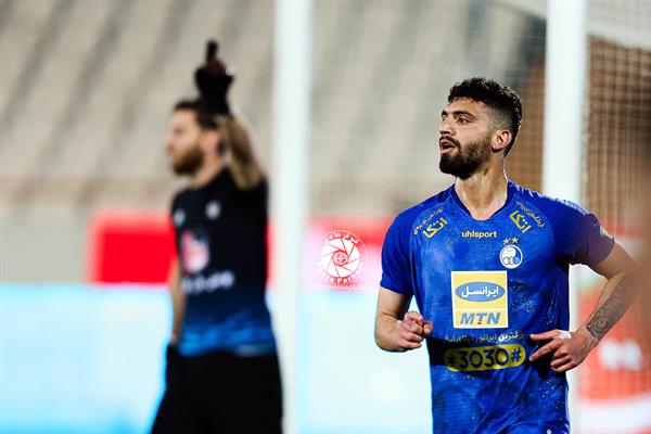 ورزشی ، فوتبال ، لیگ برتر ایران ، 4 اسفند 1398 ، استقلال 2  ذوب آهن 1 ،  شادی گل محمد دانشگر