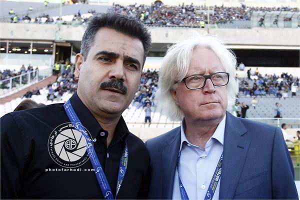 ورزشی ، فوتبال ، لیگ برتر ایران ، دوره هفدهم ، استقلال 0 فولاد خوزستان 0  ، 21 مهر 1396  ،    پور موسوی و شفر