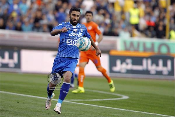 ورزشی ، فوتبال ، لیگ برتر فوتبال ایران ، دوره شانزدهم ، هفته نهم ، استقلال 2 سایپا 0 ، 30 مهر 1395 ،   کاوه رضایی