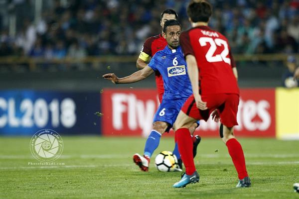 ورزشی ، فوتبال ، لیگ قهرمانان آسیا ، فصل 18-2017 ، استقلال تهران 2 الریان قطر 0 ، 13 فروردین 1397 ،   امید ابراهیمی