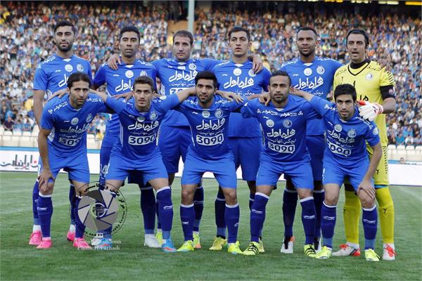 ورزشی ، فوتبال ، لیگ برتر ایران ، دوره شانزدهم ، هفته پنجم ، 21 شهریور 1395 ، استقلال 1 ماشین سازی 1 ،   تیم استقلال  ، عکاس : حسن فرهادی بختاجردی