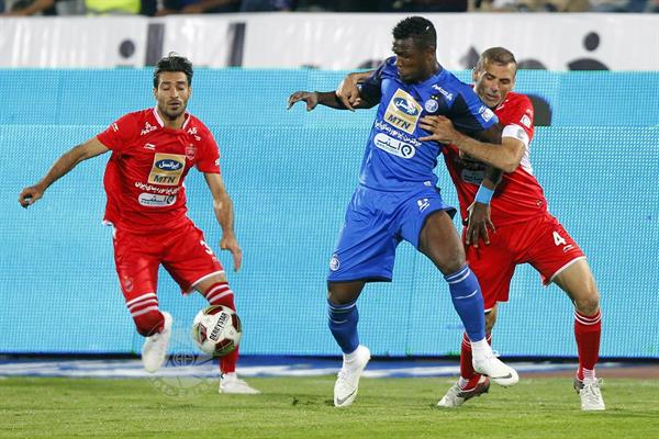 ورزشی ، فوتبال ، لیگ برتر ایران ، 5  مهر 1397 ، دربی 88  ، استقلال 0 پرسپولیس 0 ،   الحاجی گرو و سید جلال حسینی