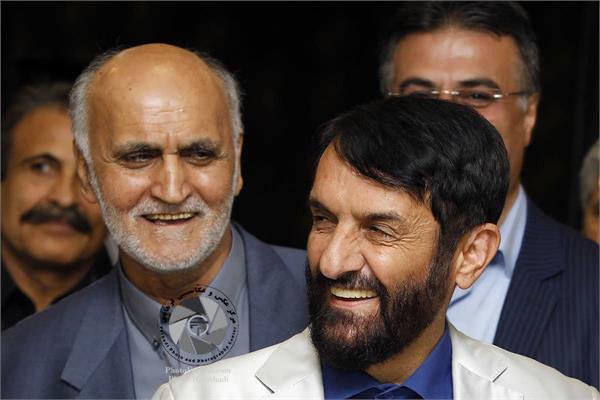 ورزشی، فوتبال ، مراسم نکوداشت منصور پورحیدری ، 5 آبان 1395 ،  آقامحمدی و سید کاظم اولیایی