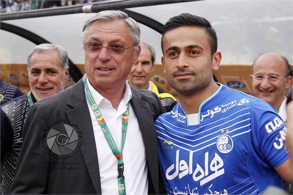 ورزشی ، فوتبال ، لیگ برتر ایران ، دوره شانزدهم ، 14 اردیبهشت 1396 ، استقلال 2 سپاهان 1 ،   امید ابراهیمی و زلاتکو کرانچار