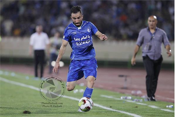 ورزشی ، فوتبال ، لیگ برتر ایران ، دوره هفدهم ، 13 مرداد 1396 ، استقلال تهران 0 استقلال خوزستان 0 ،   داریوش شجاعیان