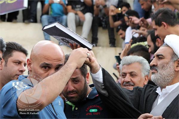 ورزشی ، فوتبال ، تمرین تیم فوتبال استقلال تهران ، 27 خرداد 1395 ،  علیرضا منصوریان ، عکاس : حسن فرهادی بختاجردی